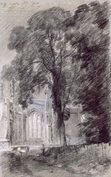 Kirche von East Bergholt - Westende
